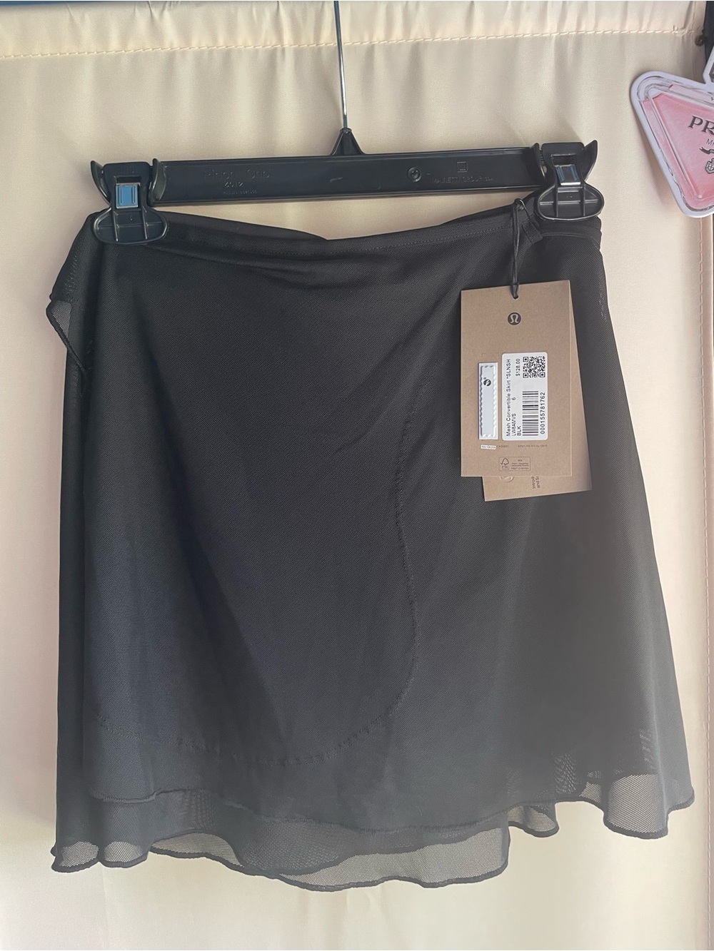 lululemon SLNSH collab Black Mesh Convertible Skirt - Picture 5 of 11
